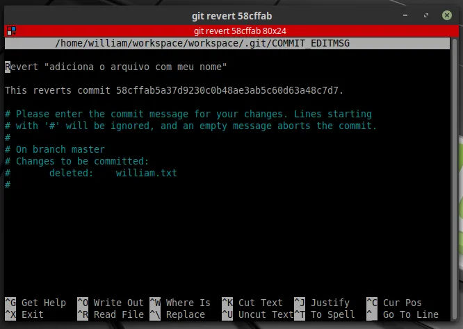 Git revert